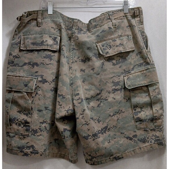 Tru-Spec Military Cargo Shorts XL 39-43 Digital Camouflage Button Fly Pockets - Picture 2 of 7